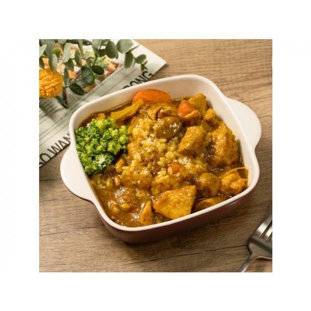 培燻咖哩雞燉飯/義大利麵/筆管麵/貝殼麵 Smoked Bacon Curry Chicken Risotto.jpg